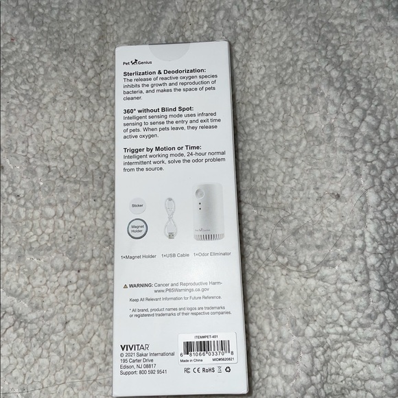 BNIB Pet Genius Odor Eliminator - Picture 3 of 4